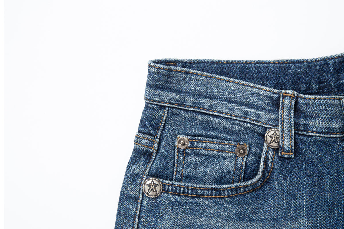 Heritage Flare Denim _ DARK BLUE