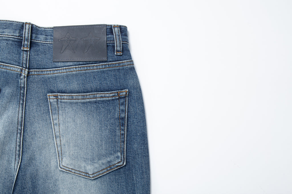 Heritage Flare Denim _ DARK BLUE