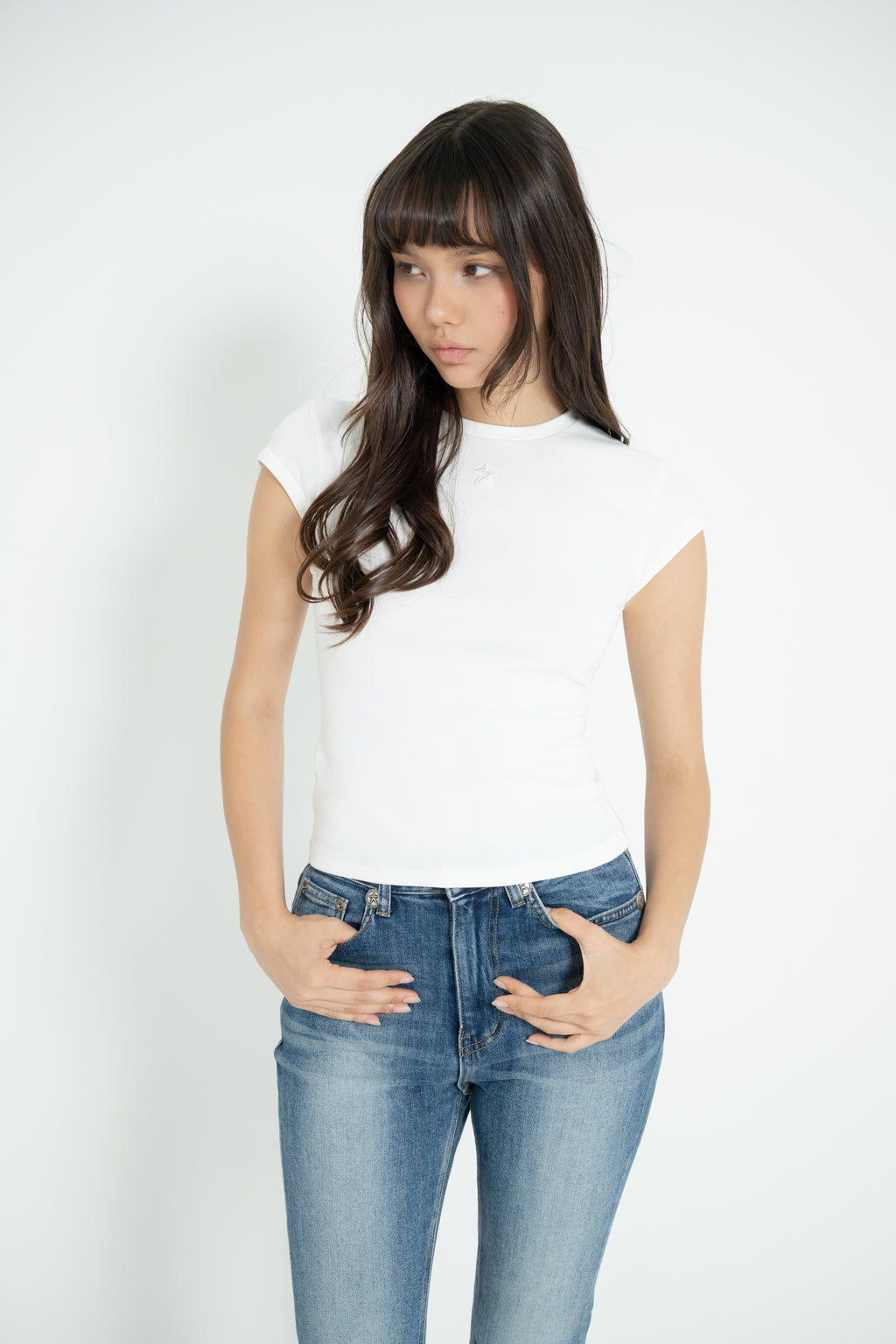 Origin Slim Tee - WHITE