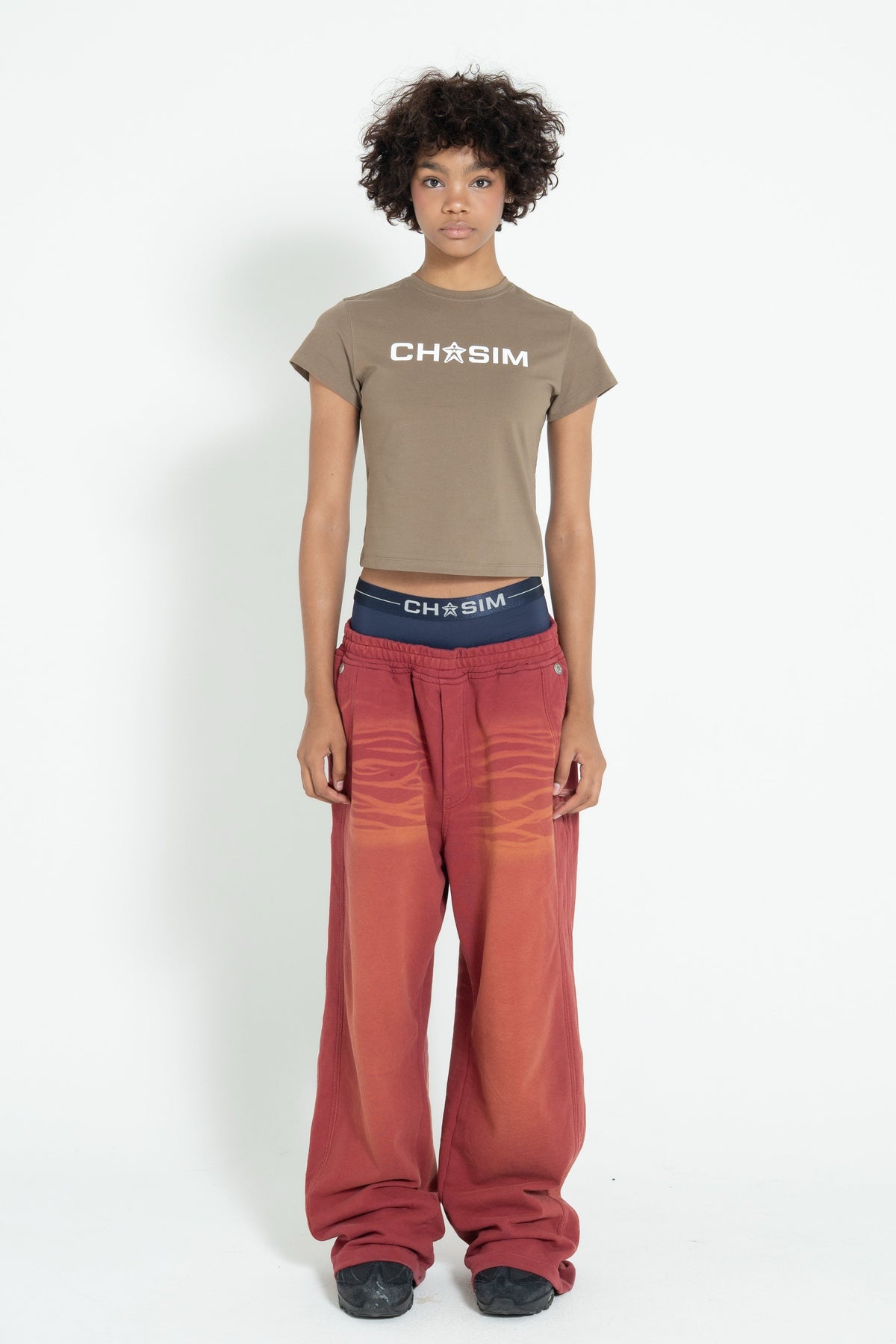 Straight Pants - RED